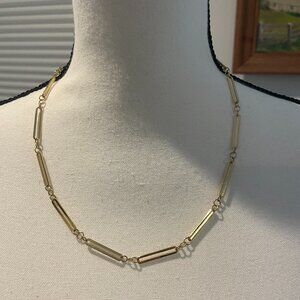Jennifer Zeuner 14k Gold Vermeil Zadie Chain Necklace